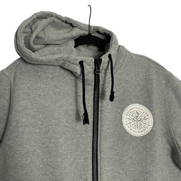 Nike Track & Field USATF USA Grey Full Zip Hoodie Hooded Jacket Mens Size XL - Picture 3 of 7